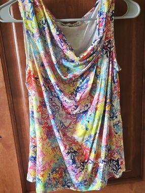 Snowskins Women Crowl Neck Colorful Tanktop